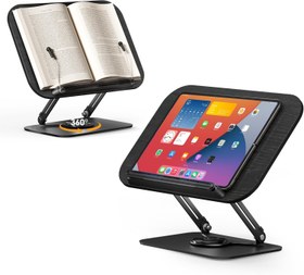Resim Kitap Standı Okuma İçin, 360° Dönebilir, Katlanabilir Ahşap Kitap Tutucu 