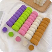 Resim 1 adet BPA-Free Silikon Kapı Kolu Kılıfı, Çarpışma Köpüğü Koruyucu, Ev, Oda, Süit için Anti-Hırsızlık Kapı Kolu Kılıfı - Yumuşak Tutuş Kulp Pedı 
