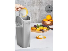 Resim 4 Lt Çok Amaçlı Mutfak ve Banyo Çöp Kovası, Şık ve Pratik Tasarım 