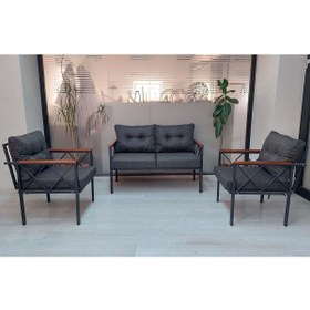 Resim adımshops Safir Balkon-bahçe-kafe Çay Seti Koltuk Oturma Takımı,oturma Grubu 