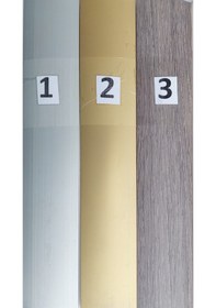 Resim 3 Adet Alüminyum Parke Kapı Eşik Profili: 378640018 