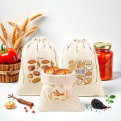 Resim 1 adet Linen Ekmek Torbaları - Tekrar Kullanılabilir, Doğal Depolama için Sourdough ve Artisan Ekmekleri, Pişiriciler ve Ekmek Severleri için Mükemmel Hediye, Pişirme Gereksinimleri|Dekoratif Ekmek Torbaları|Tekrar Kullanılabilir Linen Torba, Ekmek Depolama Torbaları 