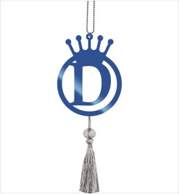 Resim Lizpo Decor Çift Taraflı Ayna D Yazılı Parlak Mavi Ayna Pleksi Araba Dikiz Aynası Süsü 