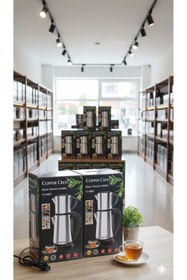 Resim Cooper Copper Crest YJ-6601 Cam Elektrikli Çay Makinesi – 2’li Set (Su Isıtıcı + Demlik) 