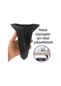 Resim 4 Adet Serdivan 15 Cm Siyah Lüx Mobilya Kanepe Sehpa Ünite Koltuk Ayağı Baza Ayak 