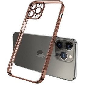 Resim Apple Uyumlu iPhone Ally Fashion Series İphone Uyumlu 13 Pro 6.1inç Kilif Renkli Kenar Lazer Çerçeveli Silikon Kilif - 