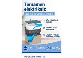 Resim Saban Sarı, Limon Kare - Nem Alıcı Rutubet Giderici Aparat + Tablet (500 Gram) 