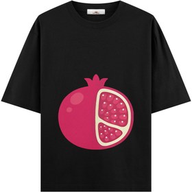 Resim Pomegranate - Hamile Oversize Tshirt - Mor / S / Oversize 