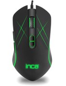 Resim Inca CHASCA IMG-039T RGB Sessiz Optik Kablolu Oyuncu Mouse Inca