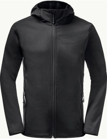 Resim Jack Wolfskin Bornberg Hoody Erkek Softshell Mont 1307471-6000-sıyah Siyah 