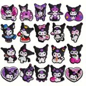 Resim 20pcs Sanrio PVC Shoe Charms Set - Assorted Cute Character Designs for Beach Bag & Shoe Decoration - Ideal for Birthday, Christmas, Valentine'S Day, Easter, St. Patrick'S Day Gifts & Party Favors 