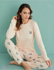 Resim Mihra Kadın Bisiklet Yaka Termal Pijama Takımı 14101/10 - 1 Adet 001 