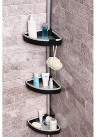 Resim Primanova M-N38-06 Yaylı Banyo Köşe Seti N38 Venta Siyah (511567863) Siyah 