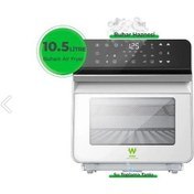 Resim Novahub Wiami Airfryer 10.5 L Buharlı Hava Fritözü Beyaz-2023 Yeni Modeli - Beyaz 