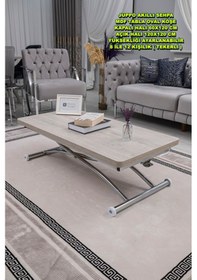 Resim Juppo Üst Tabla Mdf Lizbon Oval Köşe Alt Krom Dışa K 