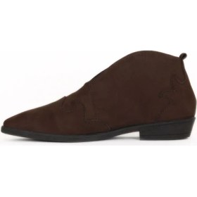 Resim Bueno Shoes Kahverengi Nubuk Kadın Topuklu Bot 01WD3601 01WD3601 