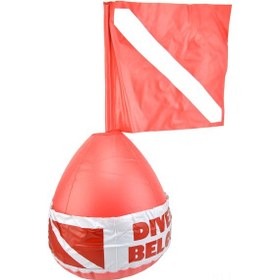 Resim Ximistore9 Pvc Şişirme Dalış Şamandırası - Denizde Güvenlik İşareti Ve Konum Belirleyici Fb-3233 Kırmızı 