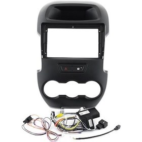 Resim Govimaks Ford Ranger 2011-2015 Uyumlu Canbus 9'' Black Androıd Multimedya Çerçevesi - Soket 