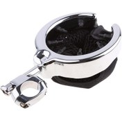 Resim Suntek Magideal Krom Evrensel Motosiklet Gidon Bardak Tutucu Metal Harley 