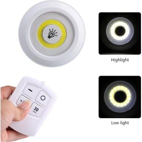 Resim SNA Üçlü LED Işık Dolap Banyo Işıklandırma Kumanda Ile Kontrol Edile LED Işık Dolap Işığı Spot Işık 