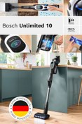 Resim Bosch Unlimited 10 Dijital TurboSpinMotor Çift bataryalı Son Seri BCS104 Şarjlı Dikey Süpürge 
