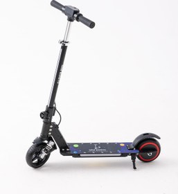 Resim MODAONN MİNİ BONİTO Çocuk Katlanabilir, LED Işıklı, Amortisörlü Elektrikli Scooter – Ayarlanabilir Direksiyo 