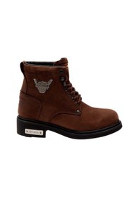 Resim Harley Davidson Gibson Dark Brown Nubuk Erkek Bot Kahverengi 