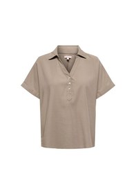 Resim Only Onlarıs Lıfe Cap Sleeve Shırt Wvn Cc Kadın Gri Bluz - 15364279 