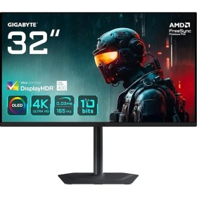 Resim Lidyahan Store MO32U 32" OLED Gaming Monitor, 4K UHD (3840x2160),165Hz, 0.03MS Gtg, Mat Ekran, HDMI 2.1, Displayhdr True Black 400, Kvm &amp; Usb-C, Dahili Hoparlör 