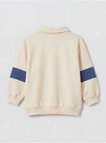Resim LC Waikiki GÜLİS GİYİM'DEN Bej Baskılı Erkek Bebek Sweatshirt ve Jean Pantolon 