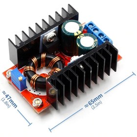 Resim ROBİZ 150w Boost Voltaj Yükseltici Modül Dc Dc Çevirici Voltaj Ayarlanabilir Yükseltici 35v 6a Regülatör 