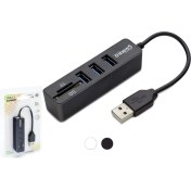 Resim Hadron HDX7009(159) Hub USB 2.0 3 Port + Card Reader Multı 1tb Uyumlu 