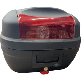 Resim MOTO PARLA FİRSTBAG 33 litre Kırmızı Reflektörlü Siyah Motosiklet Çantası 