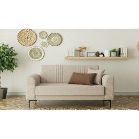 Resim Rio İkili Koltuk Krem 