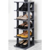 Resim Frapan Home 5 Katlı Plastik Ayakkabılık Raf Düzenleyici Organizer 