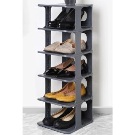 Resim Frapan Home 5 Katlı Plastik Ayakkabılık Raf Düzenleyici Organizer 