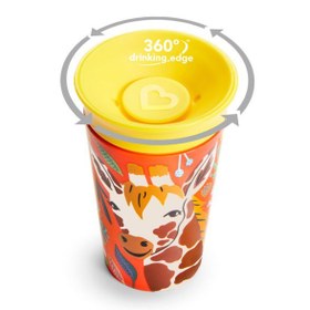 Resim Munchkin Mucize 360° Wildlove Alıştırma Bardağı 12 ay+ 266 ml Zürafa 