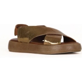 Resim Bueno Shoes Bronz Deri Kadın Düz Sandalet 01WE1902 01WE1902 