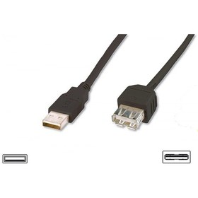 Resim USB 2.0 Uzatma Kablosu, USB A, Erkek - USB A Dişi, AWG 28, 5 met 