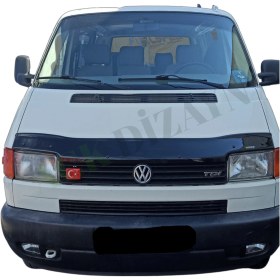 Resim Volkswagen Transporter T4 1995-2002 Araca Özel Kaput Rüzgarlığı A+ Pianoblack 4mm 