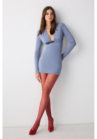 Resim Penti Fashion Still Külotlu Çorap Şarap Şarap 