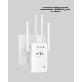 Resim Zero Land Depomix Çok Antenli Kablosuz Ağ Kapsama Alanı Genişletici 