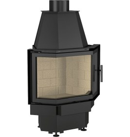 Resim Echa Tech Prizma Orta Çelik Şömine Haznesi 