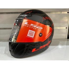 Resim Ls2 Rapid Takaroa Kask Kırmızı Mat Siyah 