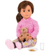 Resim Deluxe Oyuncak Bebek Pijama Ve Ayıcık Seti 