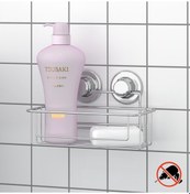 Resim Teknotel Vakumlu Tek Katlı Banyo Duş Rafı Krom Dm254 Krom 