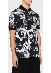 Resim Versace Jeans Couture Erkek Polo Yaka T Shirt 76gag6s0 Js286 899 Siyah 