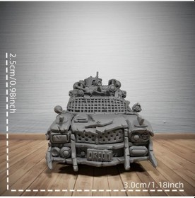 Resim Chuangyinshop D&d Orc Araba Miniatur Heykeli Yüksek Detaylı Abs Plastik Rpg Aksesuar 