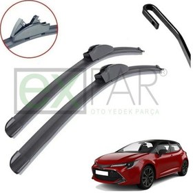 Resim Toyota Yeni Corolla Hatchback Ön Cam Silecek Süpürgesi Takımı 2020 - 2023 Hb Kasa Ön Silecek 