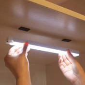 Resim 1 Kablosuz LED Dolap Işığı, Hareket Sensörlü, Ultra İnce Manyetik Şeritli, USB Bağlantılı - Mutfak, Merdiven ve Gardırop İç Aydınlatması için Uygun - Noel ve Şükran Günü Hediyesi Olarak Mükemmel 